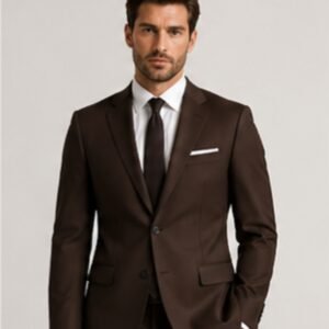 Terno Masculino Slim Marrom: O Ápice da Sofisticação Rústica
