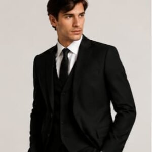 Terno Masculino Slim Preto: Sofisticação Atemporal e Elegância Absoluta